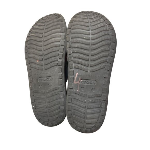 Crocs Mens Medium Flip Flops M11 Black Casual Sandals - Picture 5 of 6